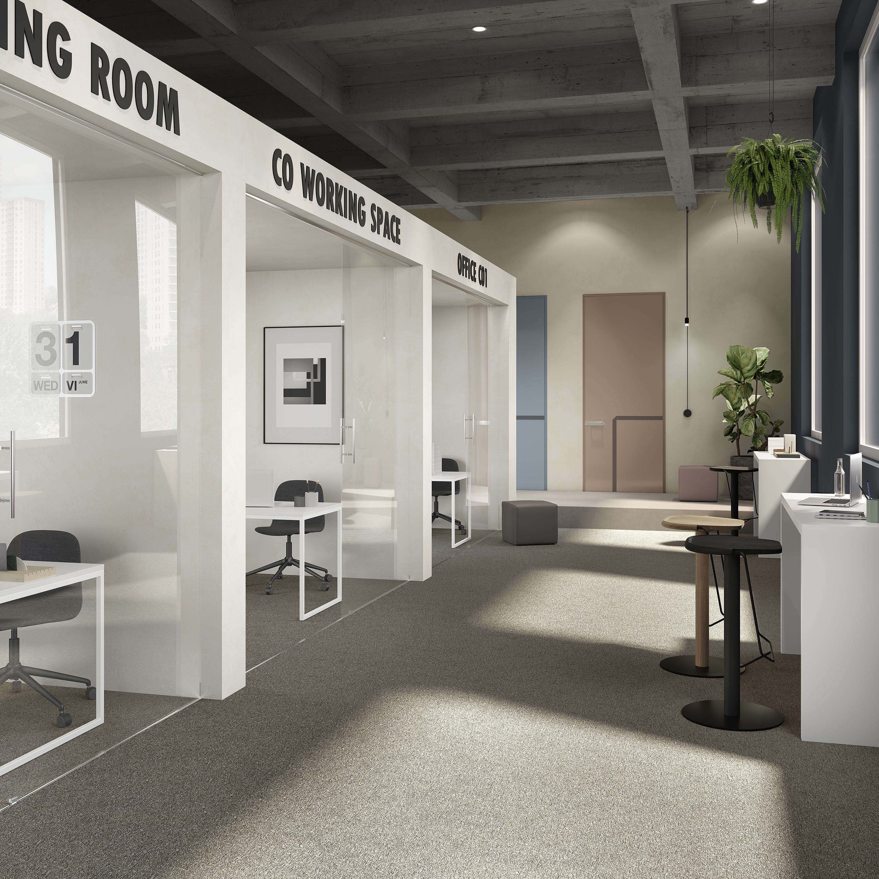 Ковровая плитка Medusa Tile 40 (500*500*5 мм) — купить в Ставрополе