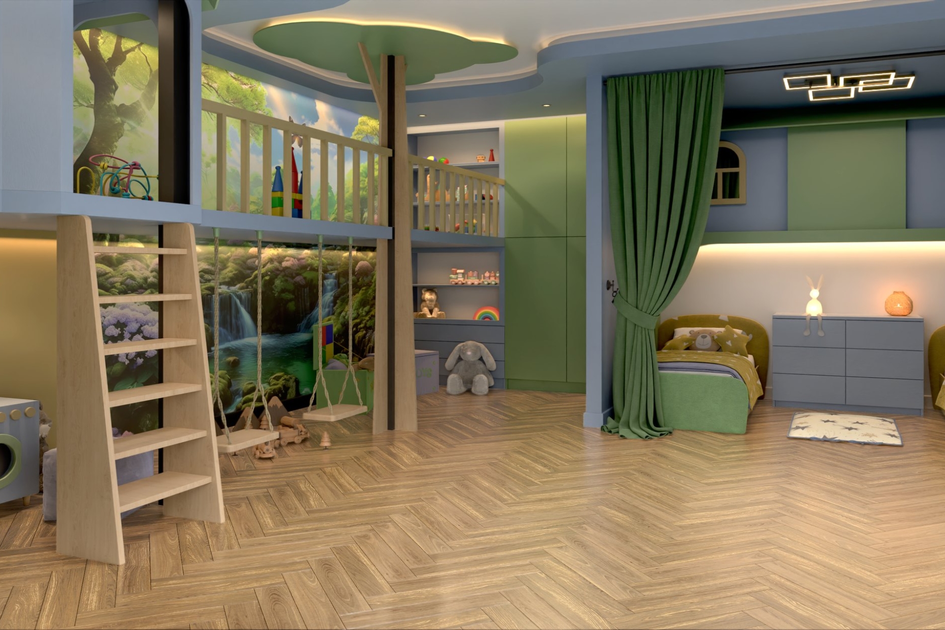 Инженерный паркет «Damy Floor» Натуральный (укладка елочкой) — купить в Ставрополе