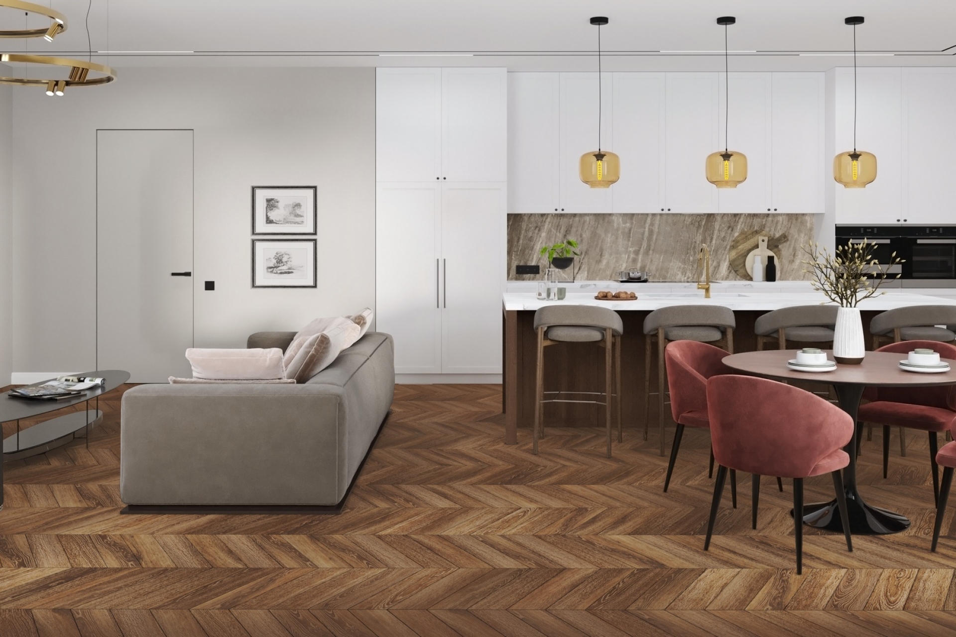 Усовершенствованная кварц-виниловая плитка «Damy Floor» Шайо (600*127*2,5 мм) — купить в Ставрополе