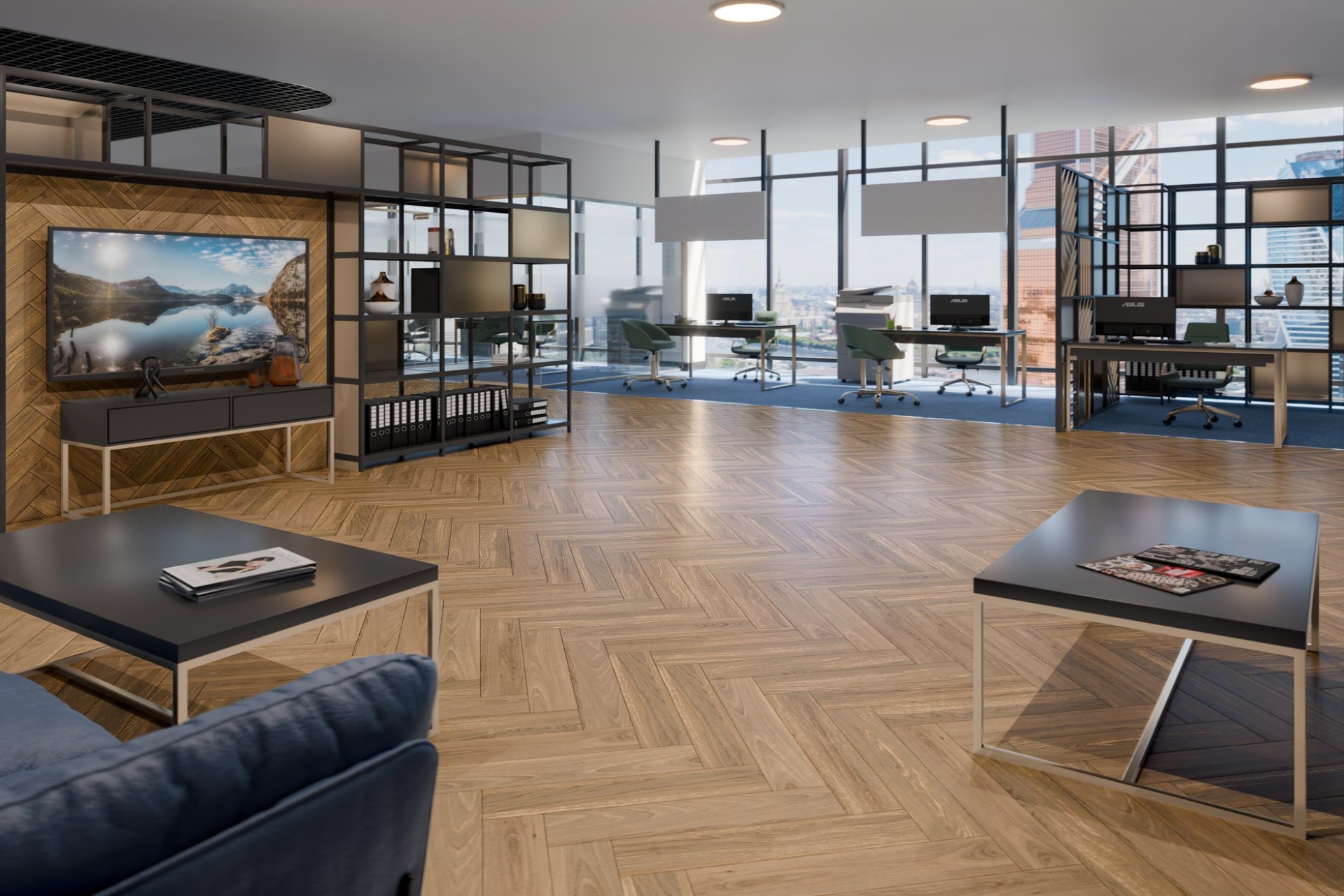 Инженерный паркет «Damy Floor» Натуральный (укладка елочкой) — купить в Ставрополе