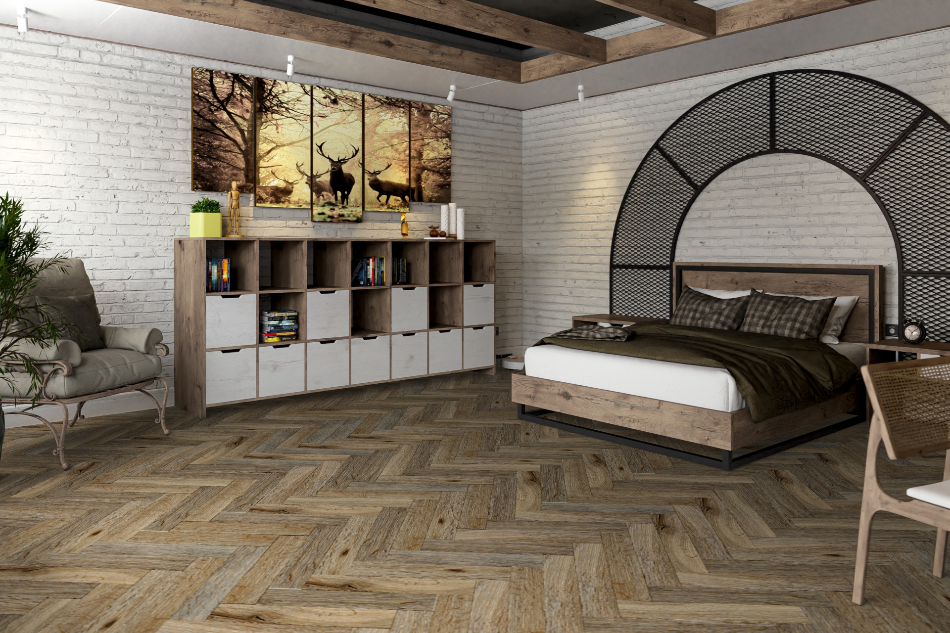 Усовершенствованная кварц-виниловая плитка «Damy Floor» Ковентри (590*118*2,5 мм) — купить в Ставрополе