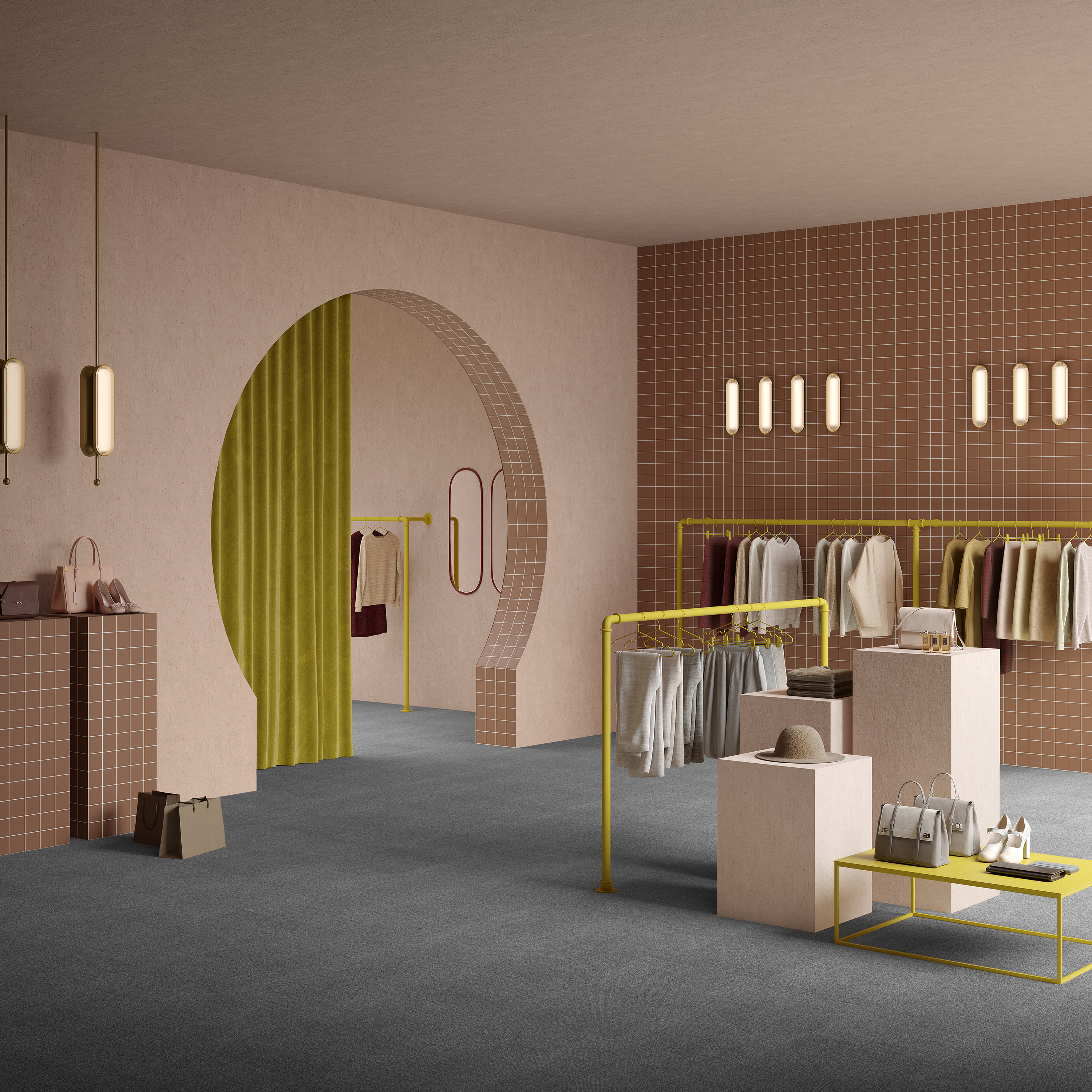 Ковровая плитка Mantra Tile 97 (500*500*6 мм) — купить в Ставрополе