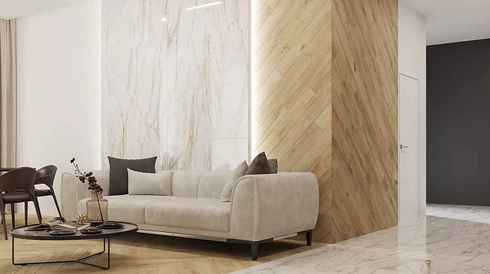 Керамогранит "Estima" Supreme Ferrum (1200*600 мм) Белый — купить в Ставрополе