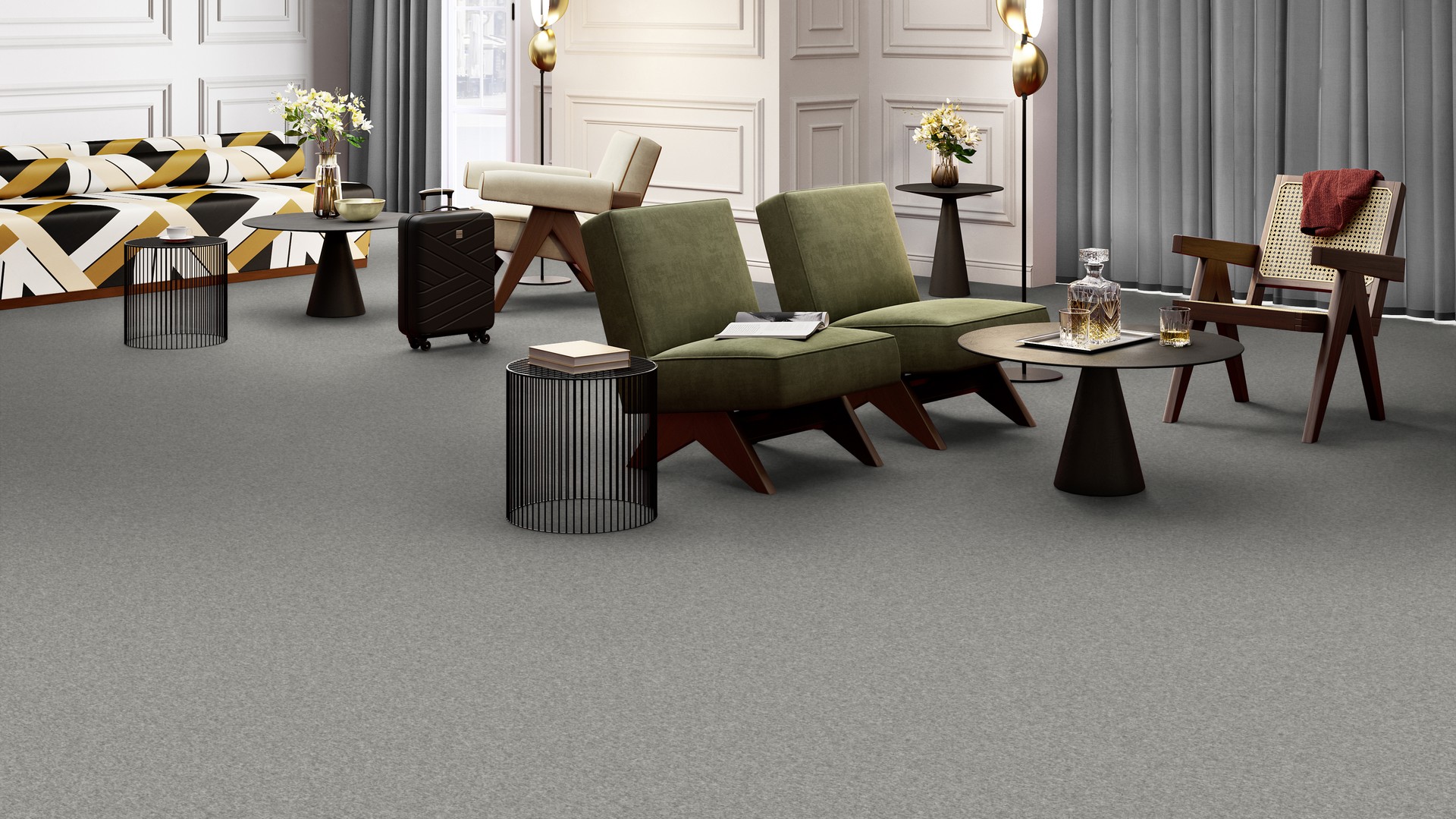 Ковровая плитка Medusa Tile 94 (500*500*5 мм) — купить в Ставрополе