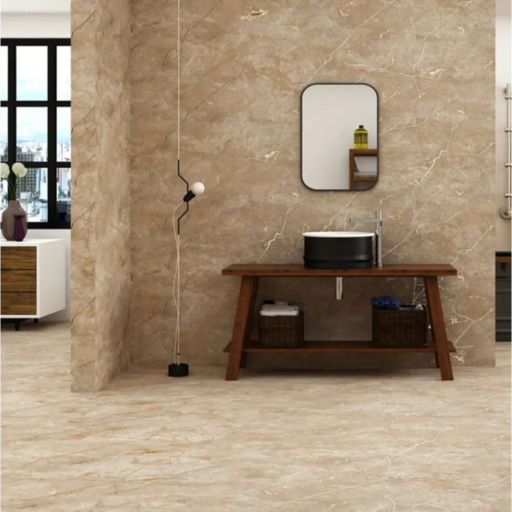 Керамогранит "Sonex" Mostaco natural карвинг 60x120см цвет светло-коричневый с прожилками — купить в Ставрополе