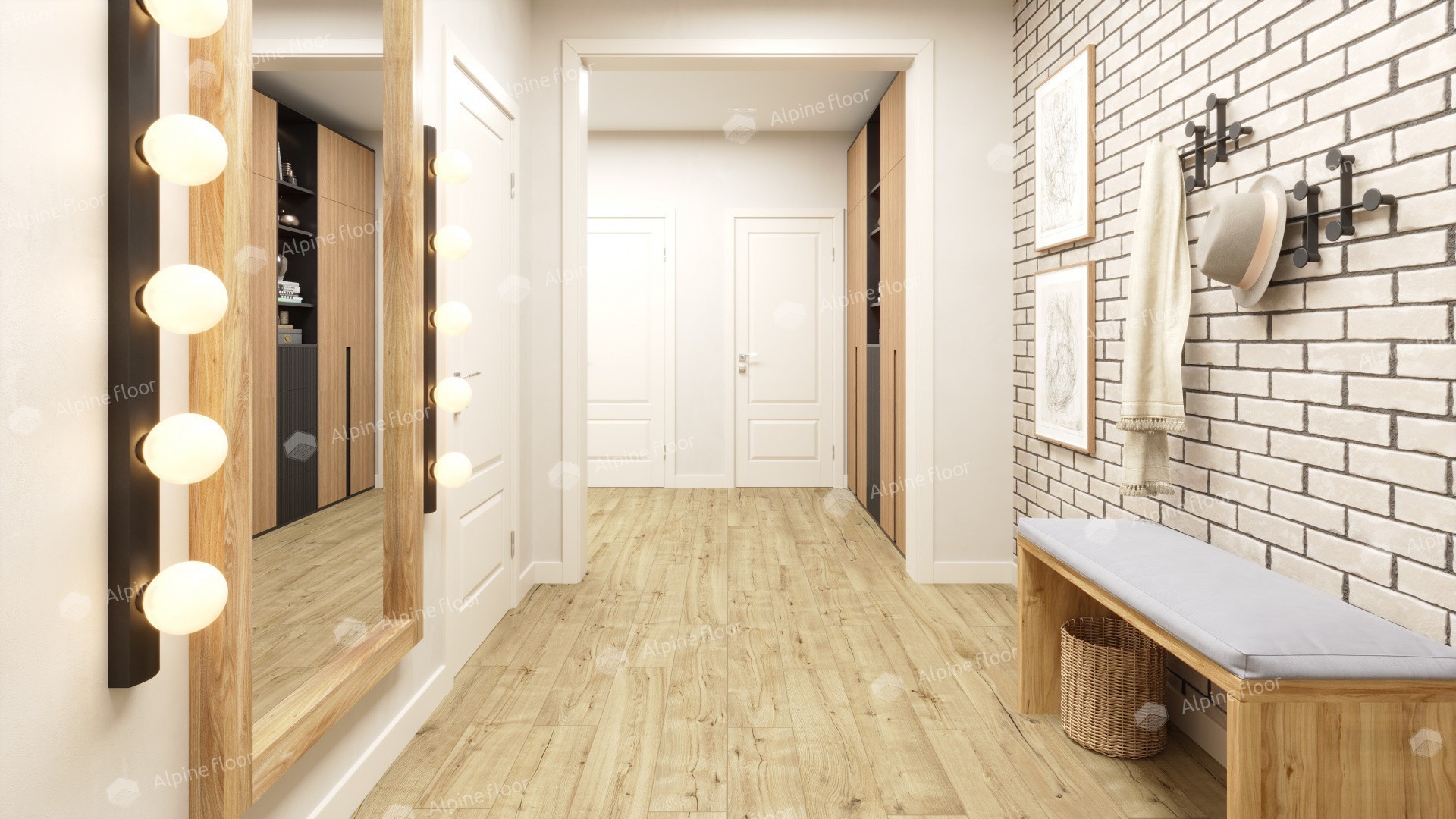 Ламинат "Alpine Floor" Дуб Эмпуриабрава (1285*192*8 мм) — купить в Ставрополе