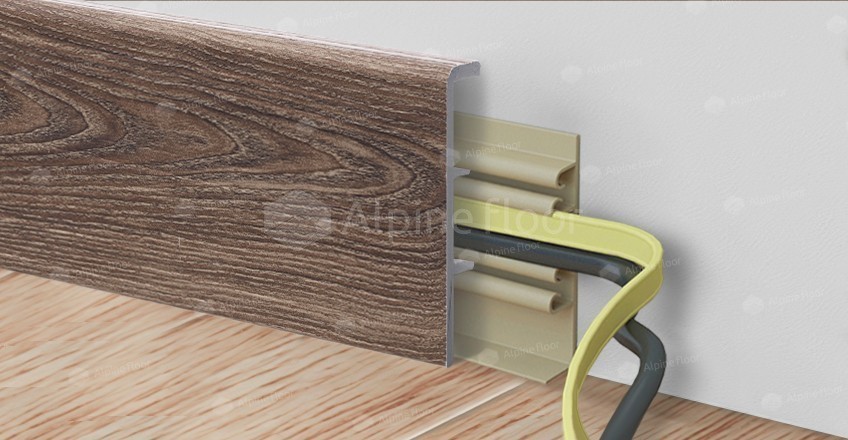 Напольный плинтус Rico Concept 80 Дуб фисташковый (2200*20*80 мм) — купить в Ставрополе