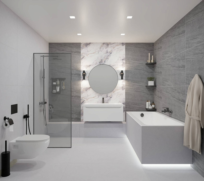 Керамогранит "Wan Sheng" Butterfly 600x1200 (1200*600 мм) Серый — купить в Ставрополе